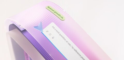 stylized M365 Copilot ribbon