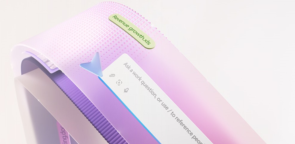 stylized M365 Copilot ribbon