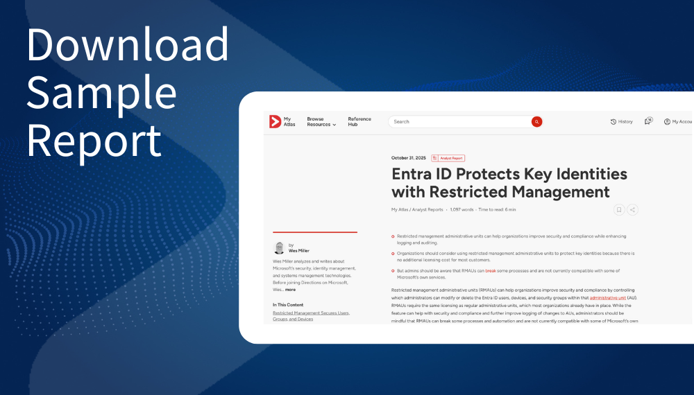 Image of sample report