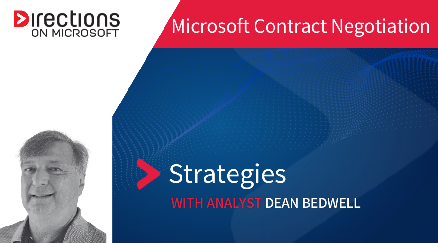 Image of Dean Bedwell for Microsoft Contract Negotiation Strategies