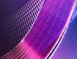 Purple freeform image that's part of Microsoft's Ignite 2025 branding