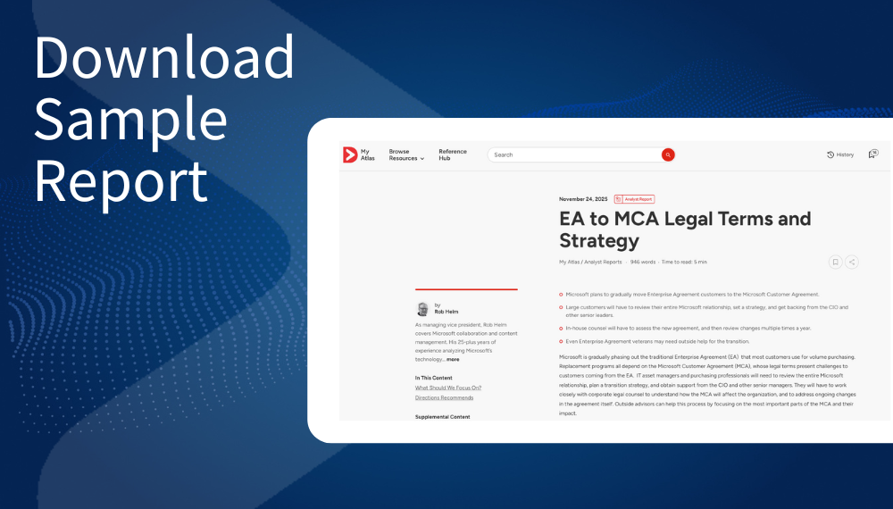 Picture of report titled EA to MCA Legal Terms and Strategy