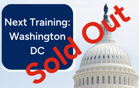 Next Washington DC Training Sold Out
